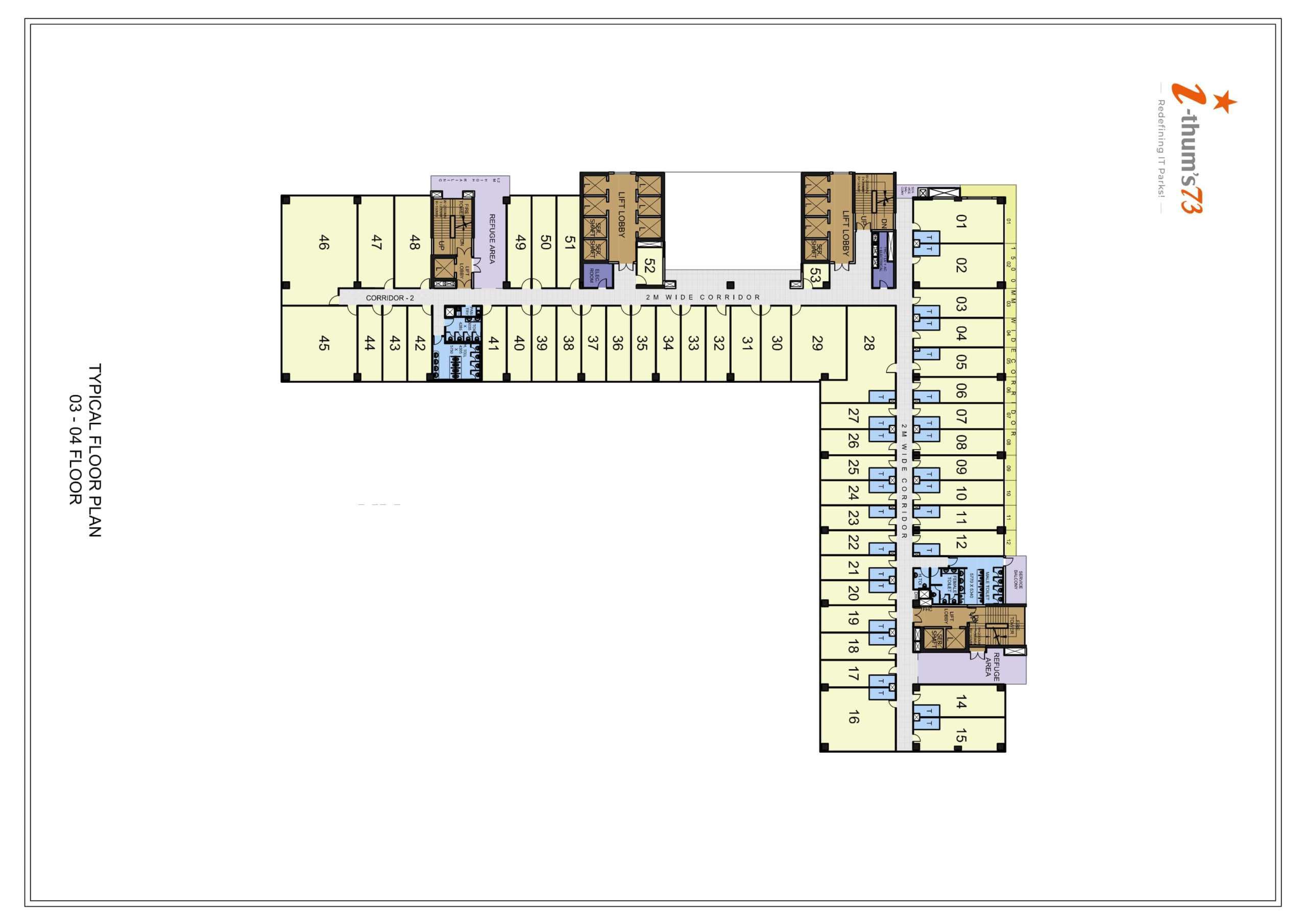 Floor Plan – 5th to 24th Floor